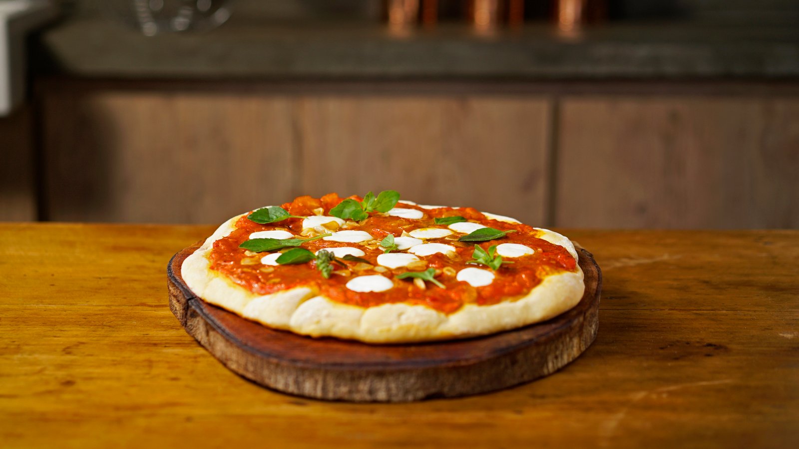 Pizza artesanal deliciosa